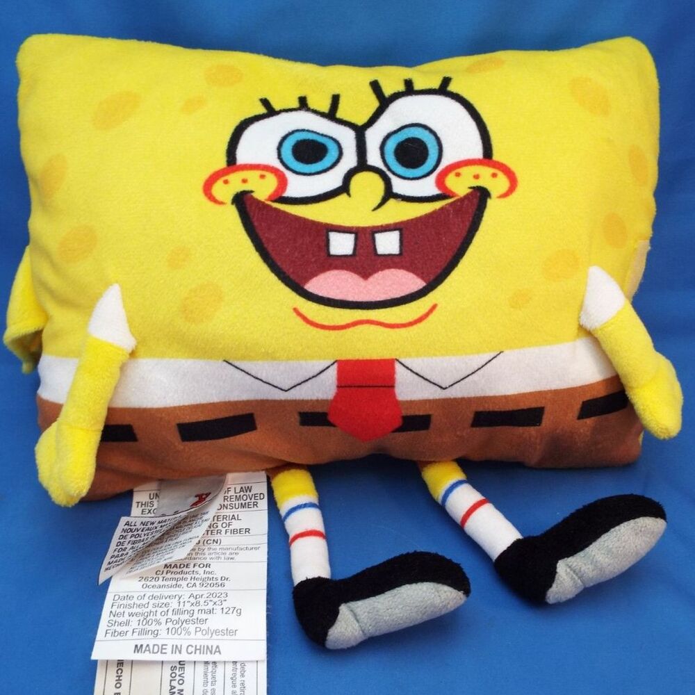 SpongeBob SquarePants Pillow 16” Nickelodeon Plush Sleep Toy 2023